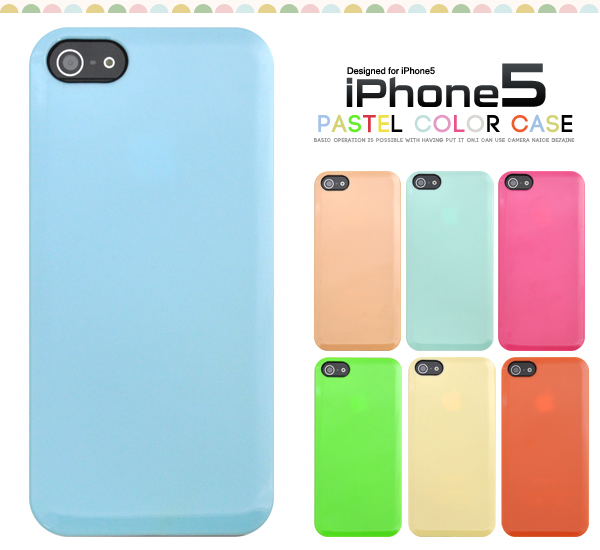 iPhone 5�p�p�X�e���J���[�P�[�X