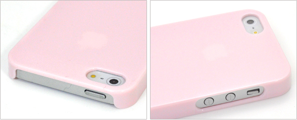 iPhone 5用ペールカラーケース全６色＆保護シールセット