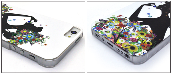 iPhone5用ガーリーデザインケース