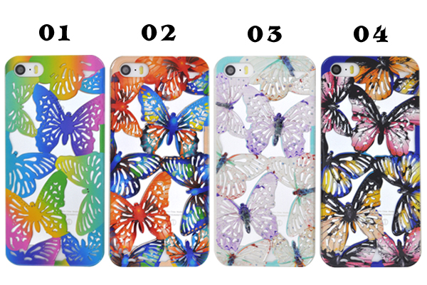 iPhone5/iPhone5s/iPhone SE用バタフライケース