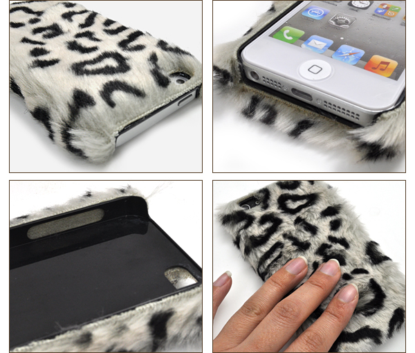 iPhone5用アニマルファー調ケース