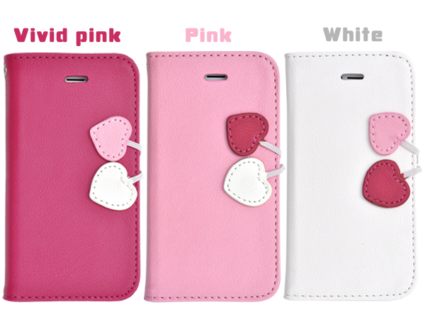 iPhone5、iPhone5s用 ハートマグネットケースポーチ