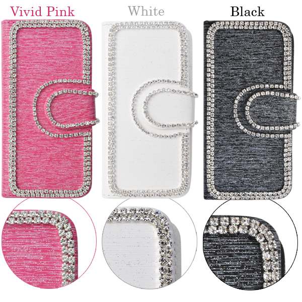 iPhone5、iPhone5s用ラインストーンケースポーチ