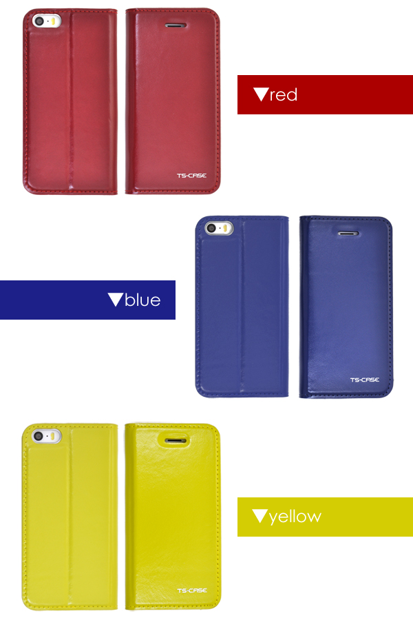 iPhone5、iPhone5s用 本革使用 横開きレザーケースポーチ