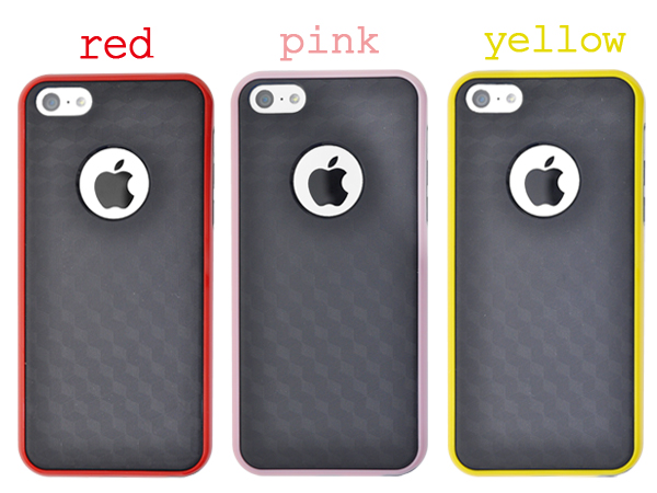 iPhone 5c用カラーバンパー&メッシュケース
