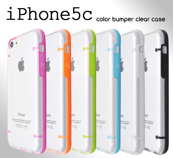 iPhone 5c��p�J���[�o���p�[�@�N���A�P�[�X