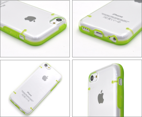 iPhone 5c��p�J���[�o���p�[�@�N���A�P�[�X
