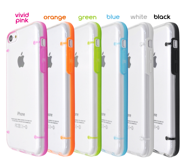 iPhone 5c��p�J���[�o���p�[�@�N���A�P�[�X