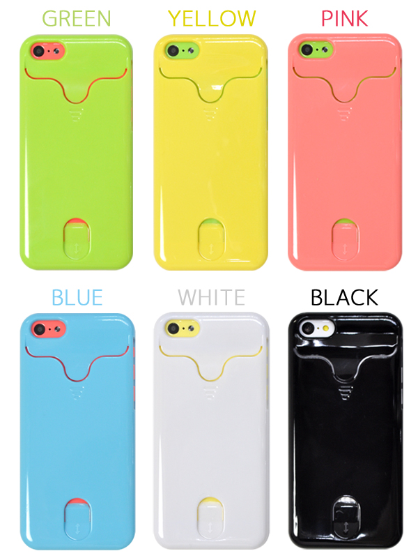 iPhone5c用 IDカードホルダーケース