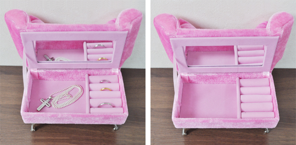 クラシックタイプ　ソファ型アクセサリーボックス