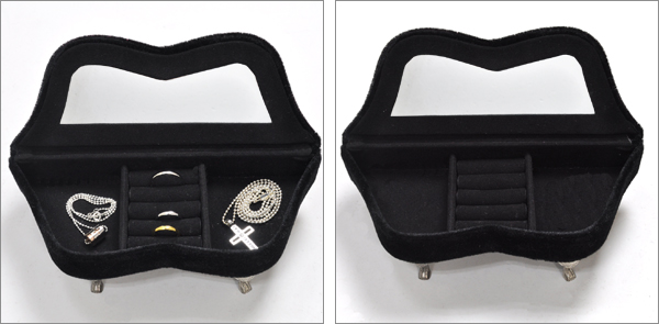 リップタイプ　ソファ型アクセサリーボックス