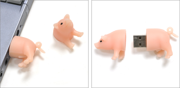 豚タイプUSBメモリ