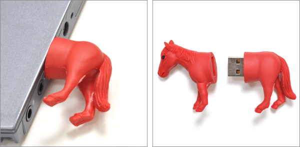 馬タイプUSBメモリ