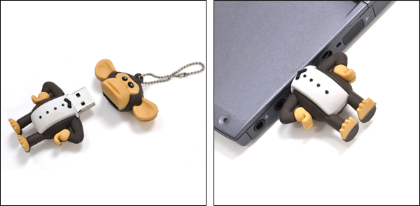 さるタイプUSBメモリ