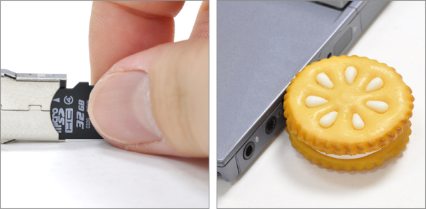 ビスケットタイプマイクロＳＤカードリーダー