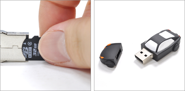 スポーツカータイプマイクロＳＤカードリーダー