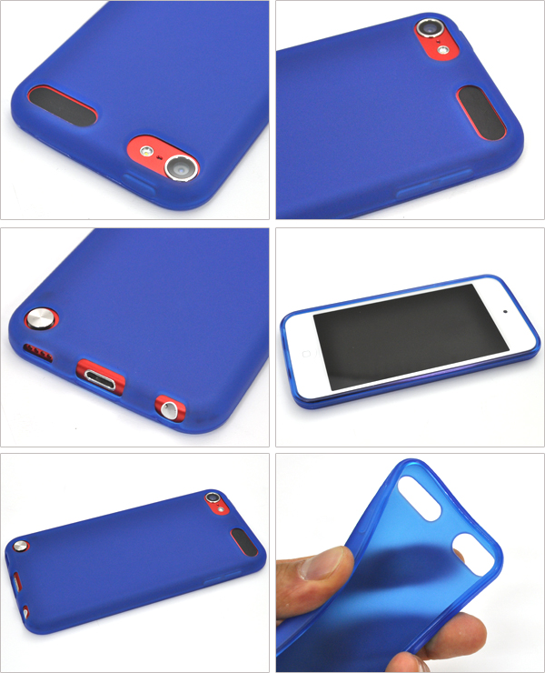 iPod touch 第5世代用セミクリアソフトケース