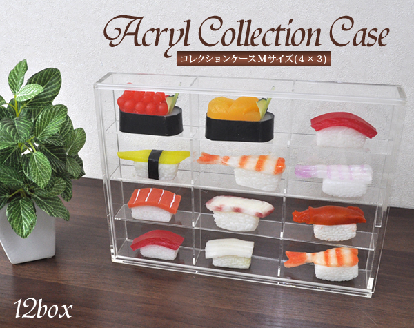 コレクションケースMサイズ(4×3ボックス)