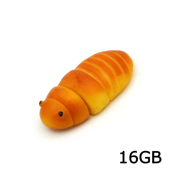 USBメモリ 虫パンタイプ 16GB おもしろUSBメモリ USBメモリー プレゼント ギフト パソコン データ フラッシュメモリ 食べ物 フード