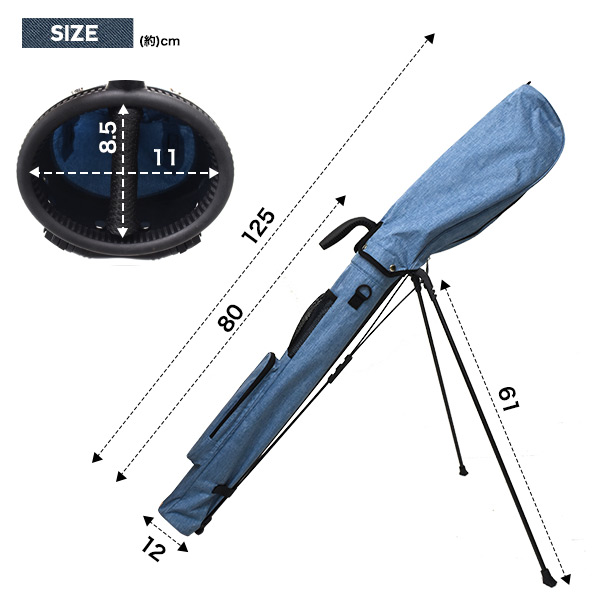 Qoo10] ゴルフ キャディバッグセット セルフスタ