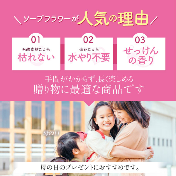 遅れてごめんね母の日ギフトセット エクササイズガン ＆ ソープフラワーロングボックス 手持ち マッサージ器 軽量380g 充電式 4種アタッチメント 簡単ボディケア ハンディーマッサージャー
